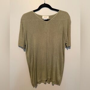 Vintage Braemar by Jeremy Scott Knit Top – Olive Green – Size XL